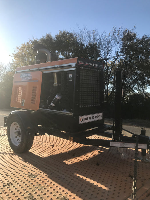 2021 Lincoln Electric Vantage 549X Ready Pak 3, ORANGE (includes trailer, cable rack, fender light kit)