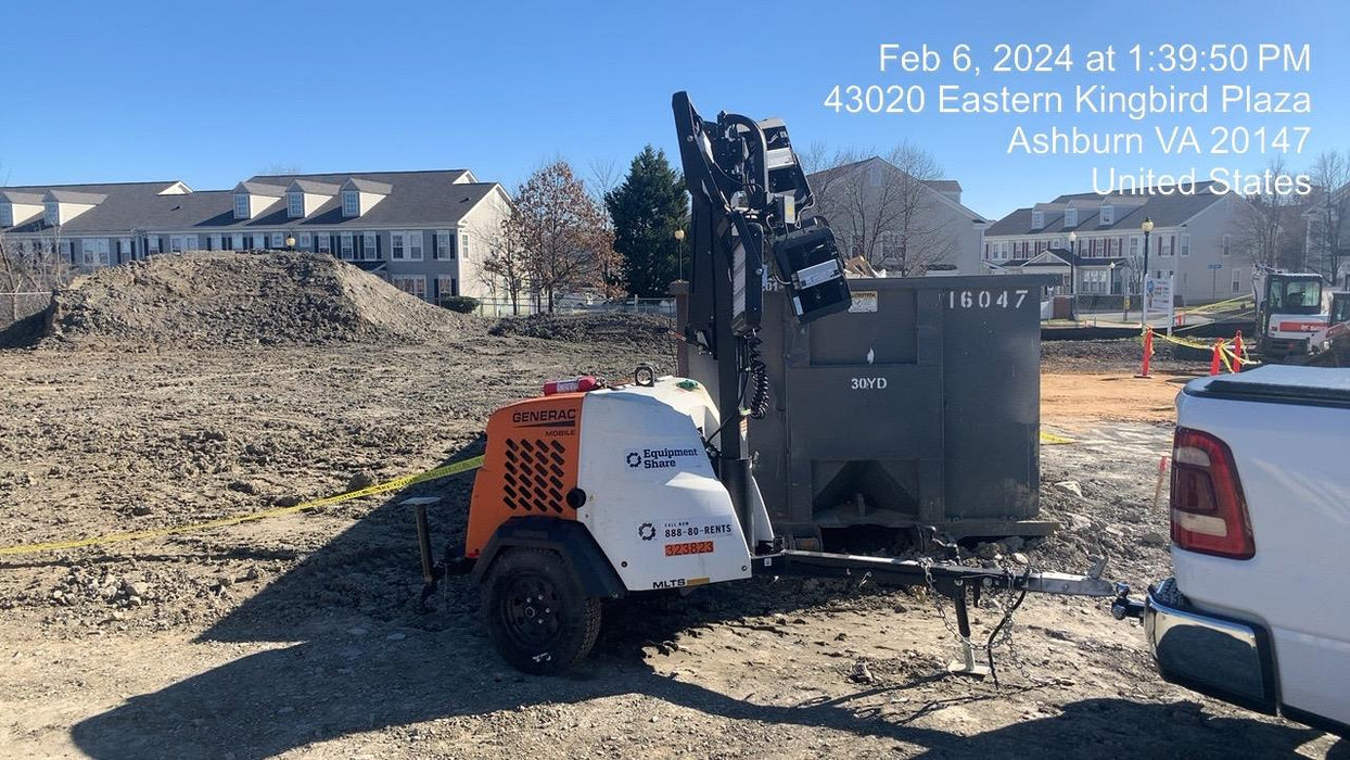2023 Generac MLT2 Diesel, Flex Switch 120V Input, Powerzone Controller, (4) 320W LED Lights, 4kW Generator, 39.9 Gal Fuel Tank, 2" Ball, T3