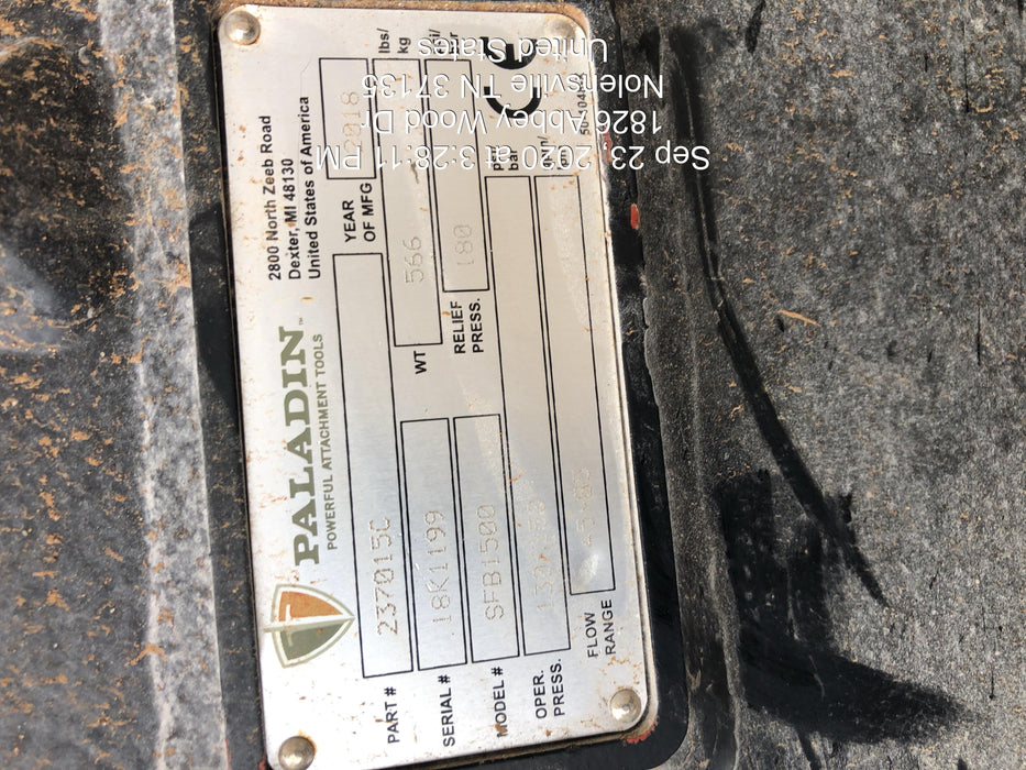 2020 PALADIN SFB1500