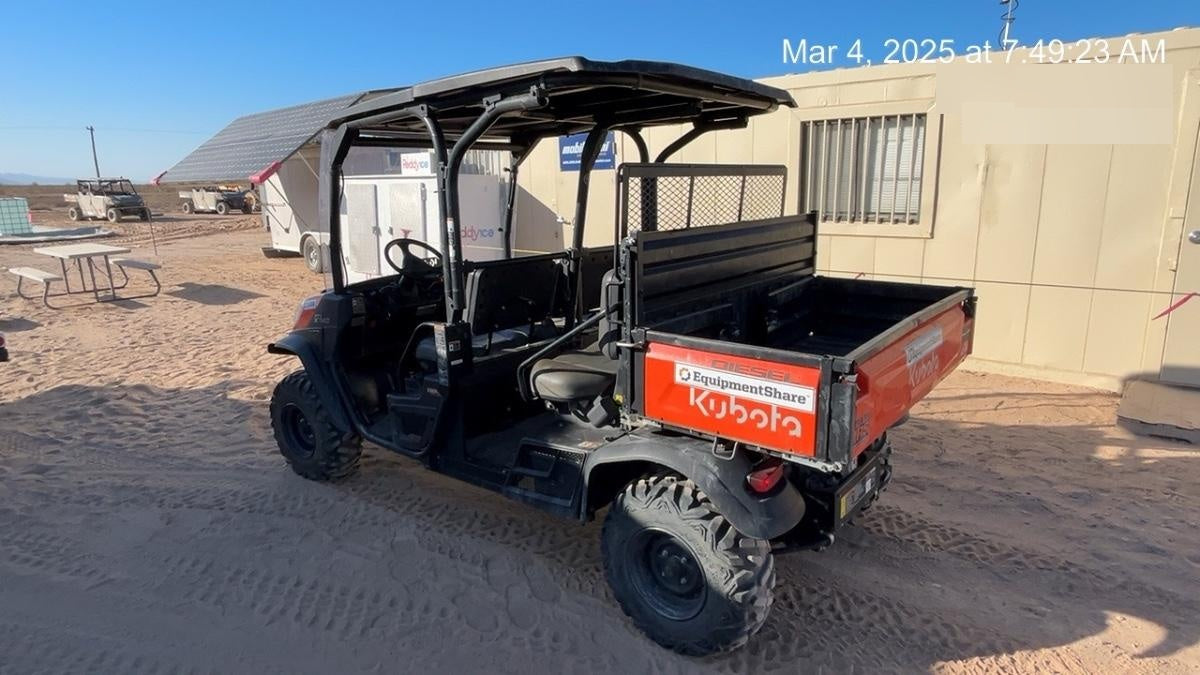 2022 Kubota RTV-X1140W-H Plastic Canopy, Windshield Acrylic Clear, LED Strobe Light, Wire Harness Kit, Back up Alarm