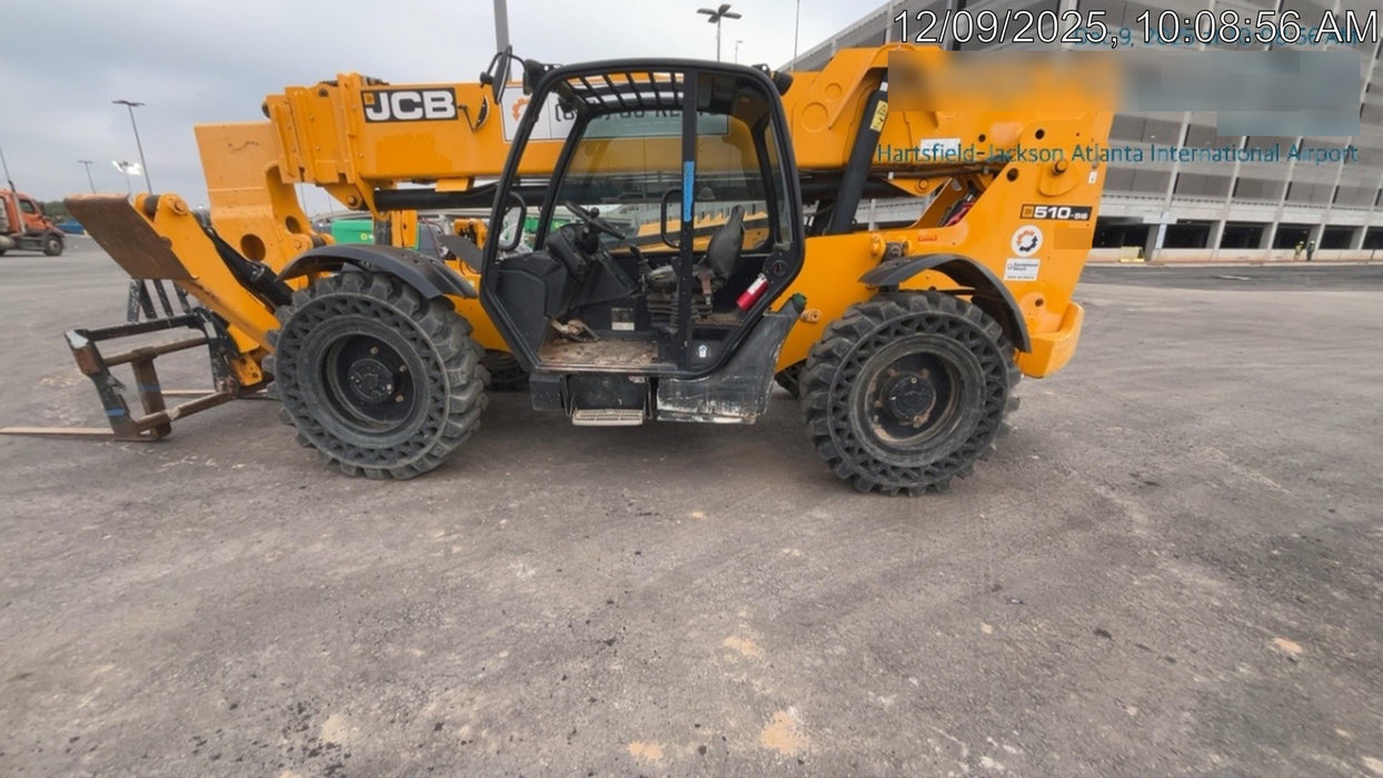 2020 JCB 510-56 Canopy, Solid Tires, Work Lights, Beacon, Aux Hydraulics, Back up Alarm, Lifting Eye, ES Decals