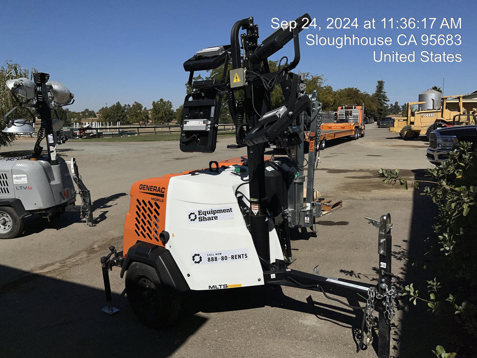 2024 Generac MLT2 Diesel, Flex Switch 120V Input, Powerzone Controller, 
(4) 320W LED Lights, 4kW Generator, 39.9 Gal Fuel Tank, 2" Ball, T3