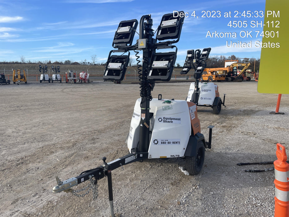 2023 Generac MLT2 Diesel, Flex Switch 120V Input, Powerzone Controller, (4) 320W LED Lights, 4kW Generator, 39.9 Gal Fuel Tank, 2" Ball, T3