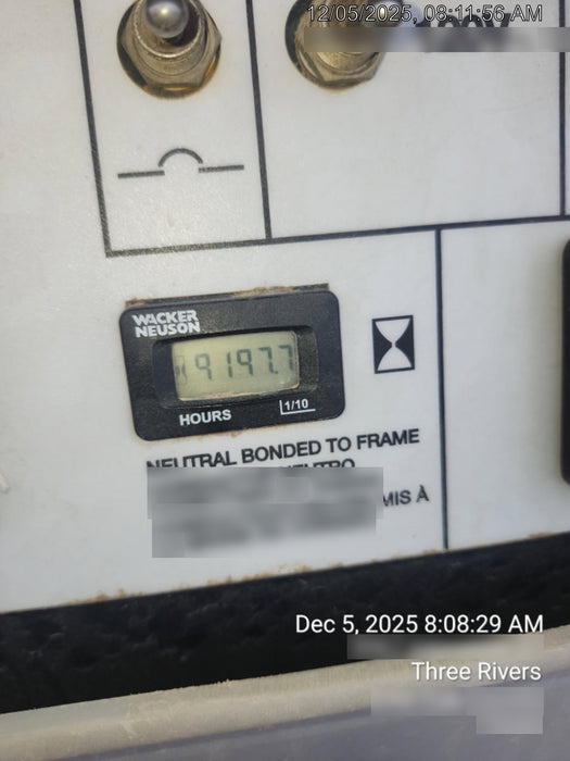 2019 Wacker Neuson LTV6L-MH Standard Options, ES Track Hardware, Fuel Level Sensor (Kohler engine)