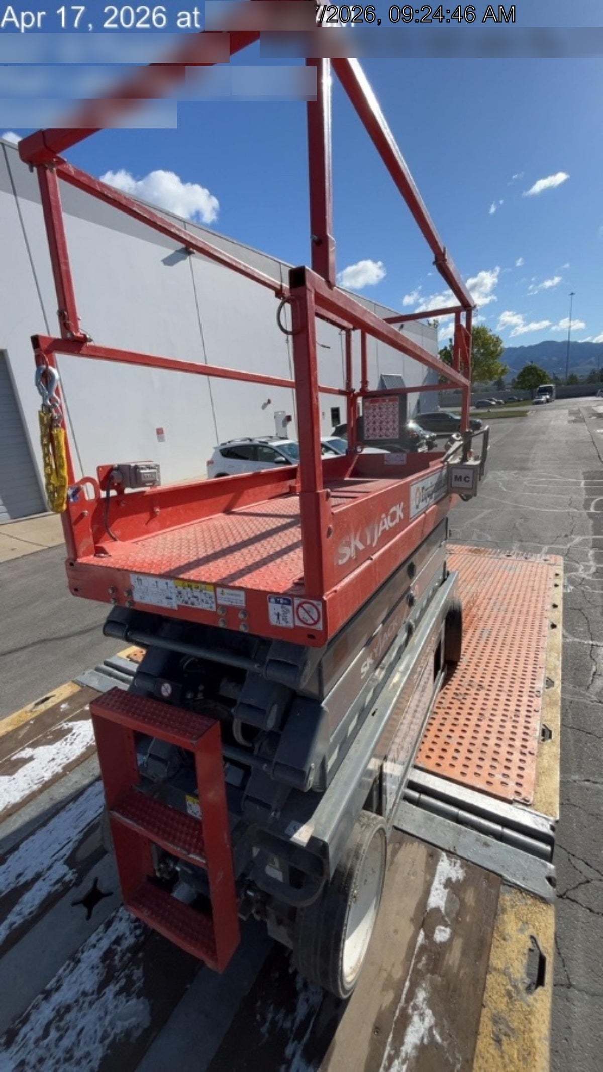 2019 Skyjack SJIII-3226 Standard Options