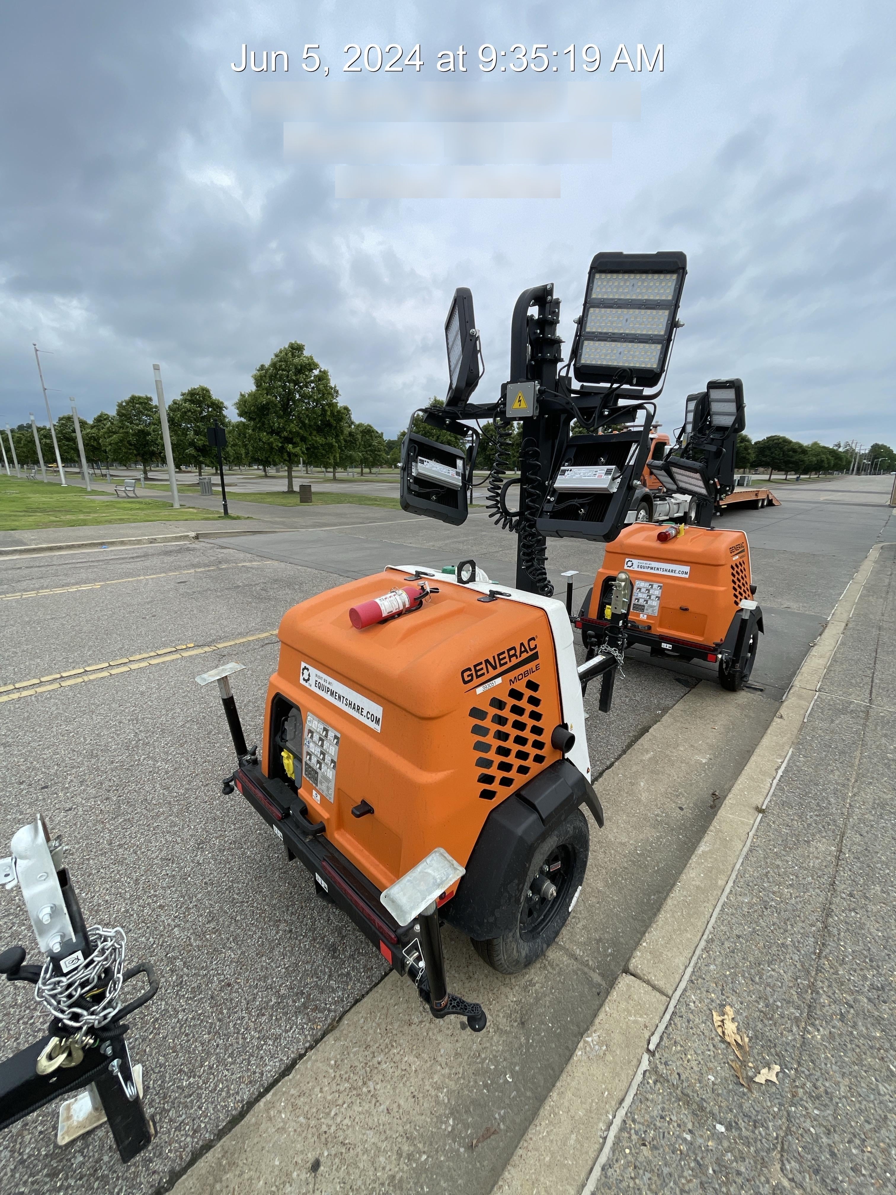 2024 Generac MLT2 Diesel, Flex Switch 120V Input, Powerzone Controller, 
(4) 320W LED Lights, 4kW Generator, 39.9 Gal Fuel Tank, 2" Ball, T3