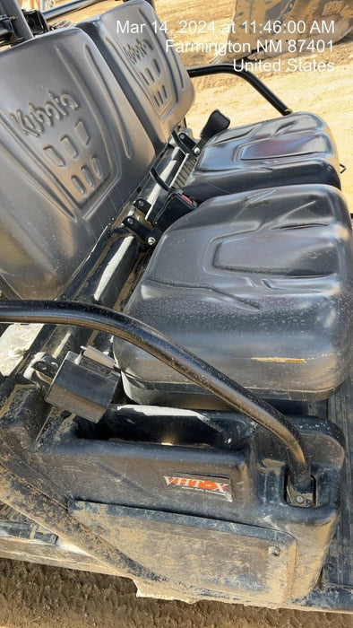 2022 Kubota RTV-X1140W-H Plastic Canopy, Windshield Acrylic Clear, LED Strobe Light, Wire Harness Kit, Back up Alarm