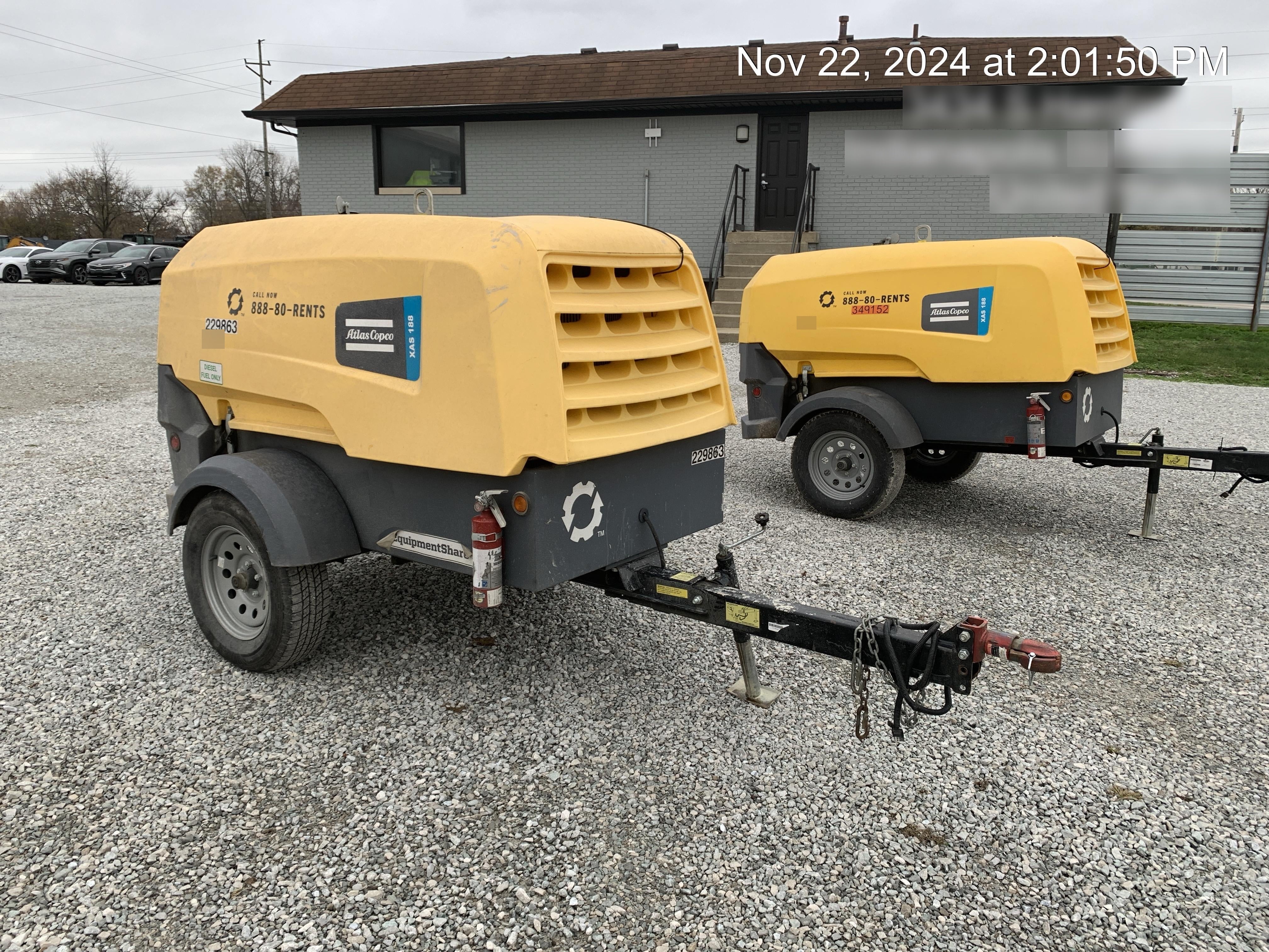 2022 ATLAS COPCO XAS188 CWK
