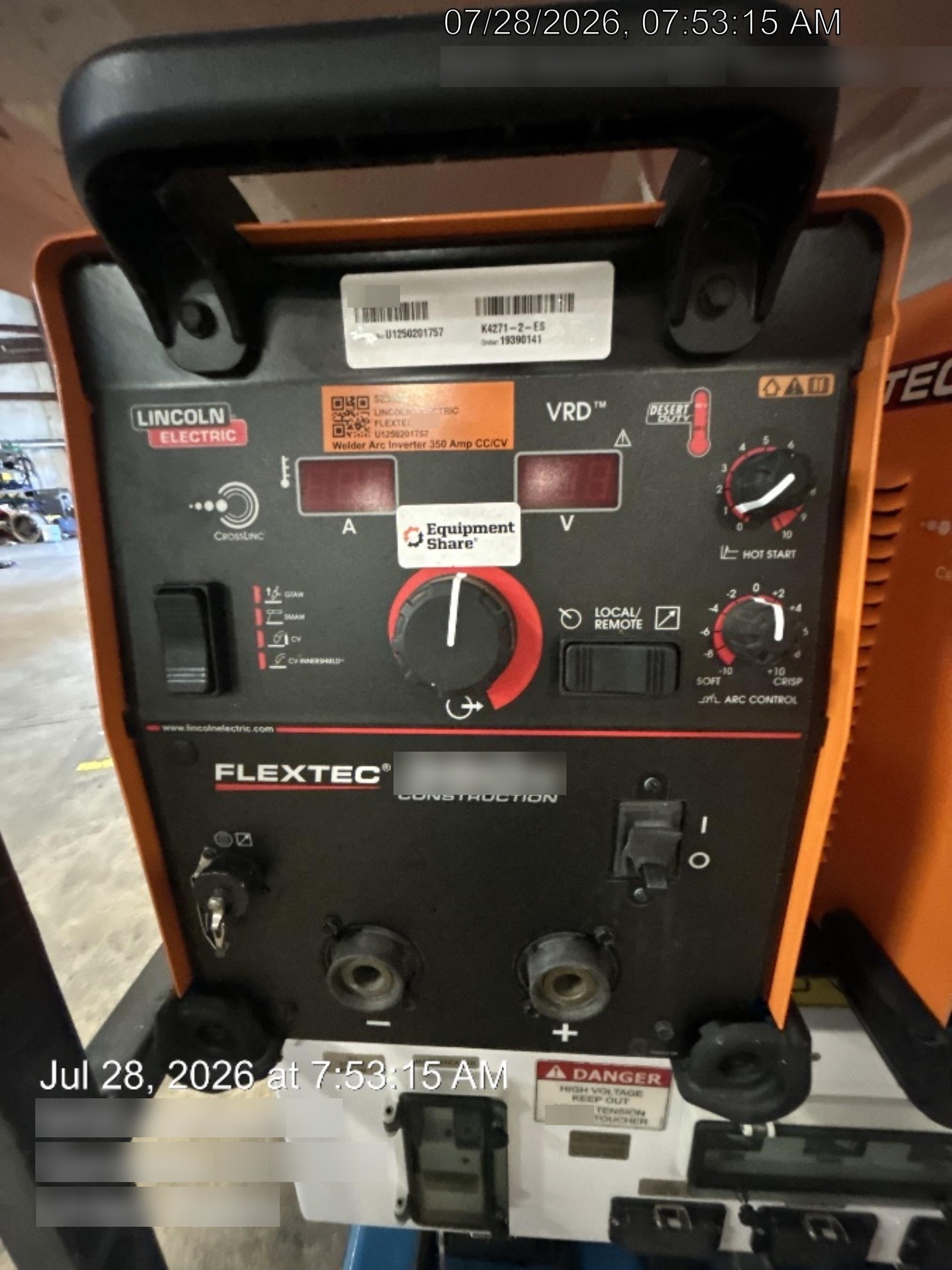 2025 LINCOLN ELECTRIC FLEXTEC 350X