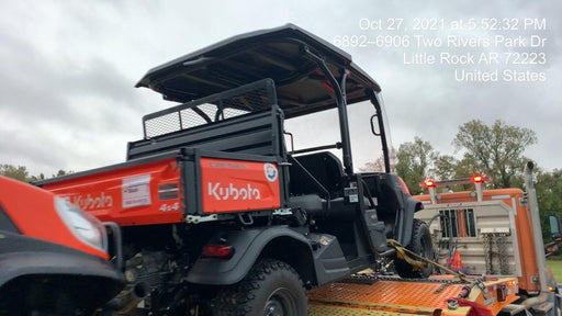 2022 Kubota RTV-X1140W-H Plastic Canopy, Windshield Acrylic Clear, LED Strobe Light, Wire Harness Kit, Back up Alarm