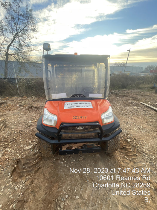 2022 Kubota RTV-X1140W-H Plastic Canopy, Windshield Acrylic Clear, LED Strobe Light, Wire Harness Kit, Back up Alarm
