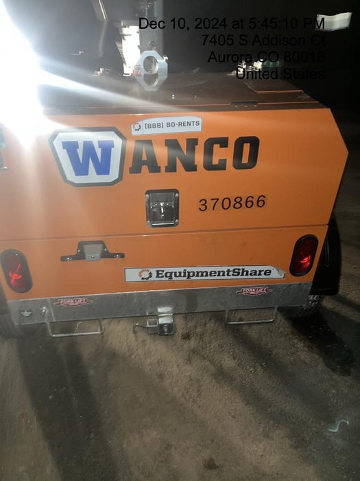 2023 Wanco WLTT-4MM4K Diesel, Deep Sea Controller, Shore Power Plug, Auto Start, (4) 350W LED Floodlights, 4kW Generator, 60 Gal Fuel Tank, 2" Ball, T3