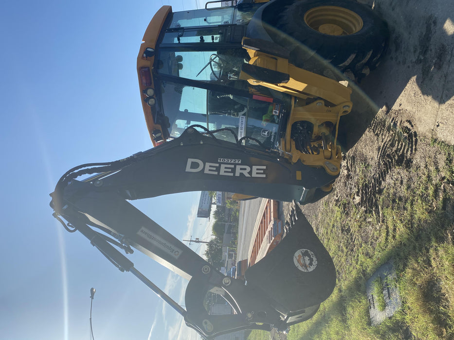 2020 John Deere 310LEP Cab/Heat/Air, 4WD, Standard Stick, Pilot Controls, 2 Way Hydraulics, TAG Manual QC