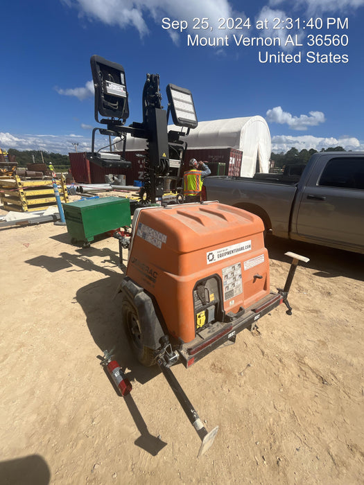 2023 Generac MLT2 Diesel, Flex Switch 120V Input, Powerzone Controller, 
(4) 320W LED Lights, 4kW Generator, 39.9 Gal Fuel Tank, 2" Ball, T3