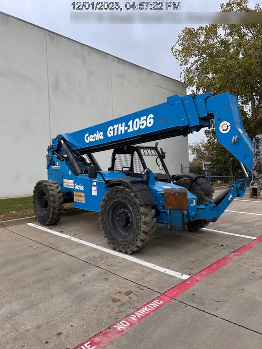 2018 Genie GTH-1056 Genie GTH-1056 w/ROPS, Work Lights, Solid Tires, RH Cab Mesh, Beacon, 60" Carriage and Forks