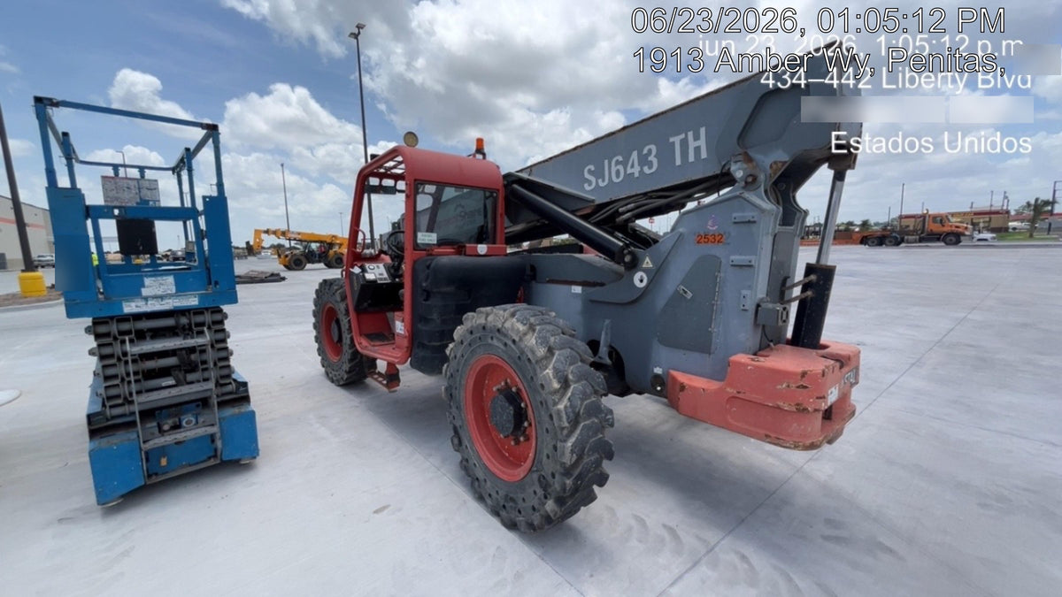2016 Skyjack SJ643 TH 60" Carriage, Solid Tires
