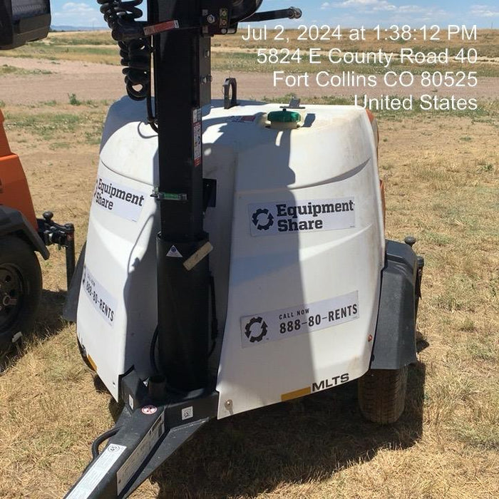 2023 Generac MLT2 Diesel, Flex Switch 120V Input, Powerzone Controller, 
(4) 320W LED Lights, 4kW Generator, 39.9 Gal Fuel Tank, 2" Ball, T3