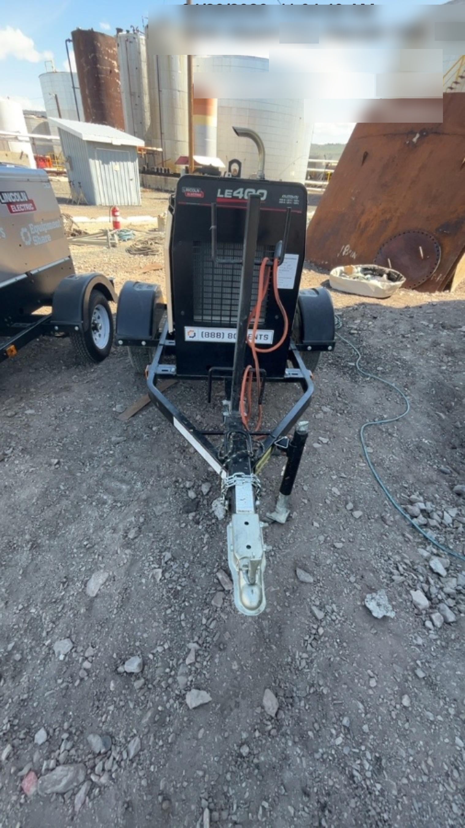 2024 Lincoln Electric LE400 Kubota V1505, Trlr, Cable Rack, Light Kit, ES Decals, T3