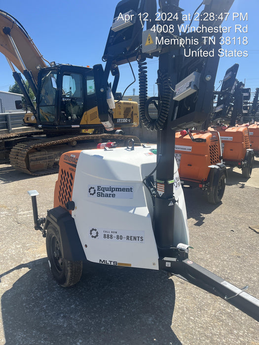 2024 Generac MLT2 Diesel, Flex Switch 120V Input, Powerzone Controller, 
(4) 320W LED Lights, 4kW Generator, 39.9 Gal Fuel Tank, 2" Ball, T3