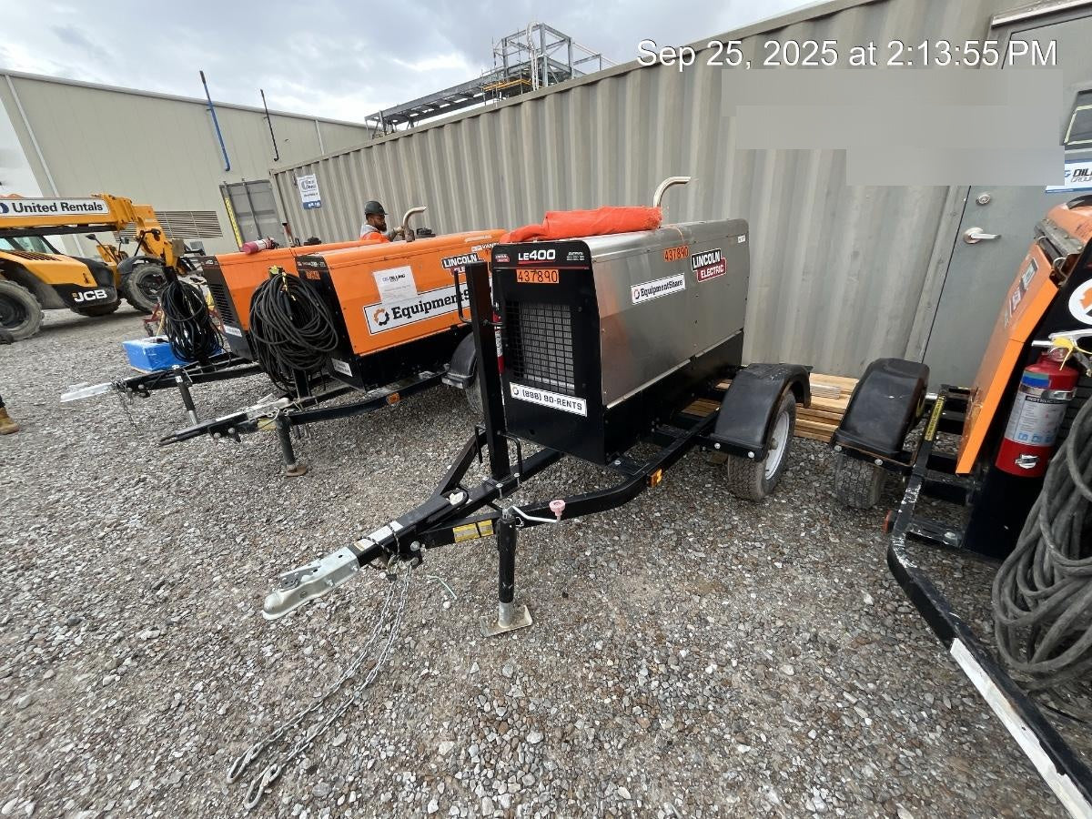 2024 Lincoln Electric LE400 Kubota V1505, Trlr, Cable Rack, Light Kit, ES Decals, T3