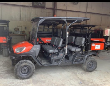Kubota RTV-X1140W-H Plastic Canopy, Windshield Acrylic Clear, LED Strobe Light, Wire Harness Kit, Back up Alarm
