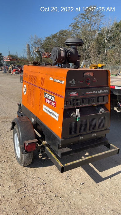 2021 Lincoln Electric Vantage 549X Ready Pak 3, ORANGE (includes trailer, cable rack, fender light kit)