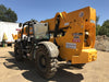 2019 JCB 510-56 74 HP w/Open ROPS, Beacon, Aux Hydraulics, Worklights, Solid Tires w/60" Carriage/Forks
