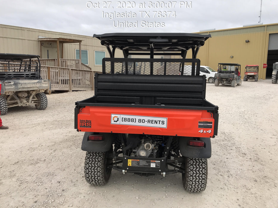 2020 Kubota RTV-X1140 4 Seat UTV, 4WD, Canopy, Standard Rental Spec