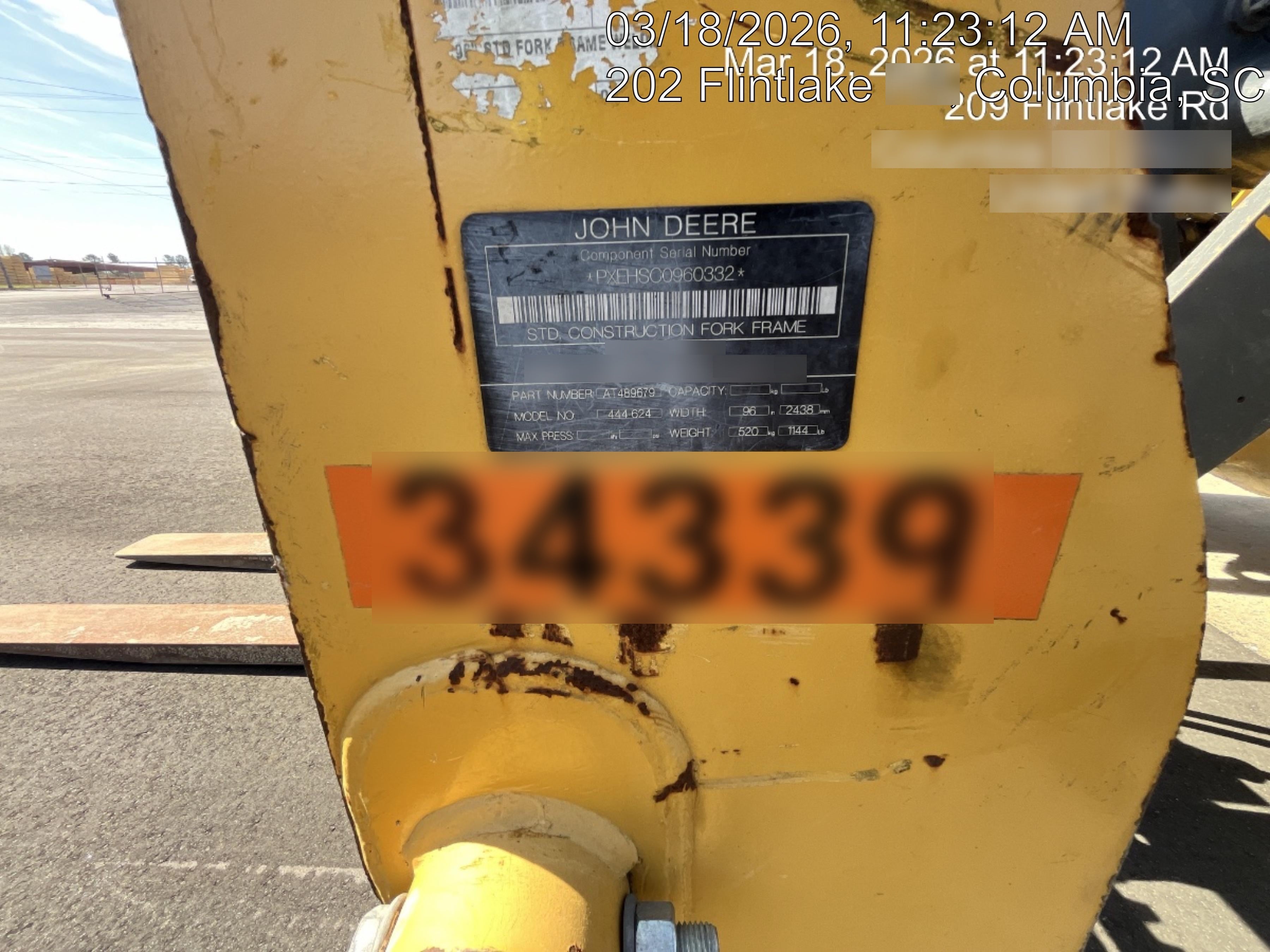 2019 D&E MANUFACTURING 48" BUCKET FORKS