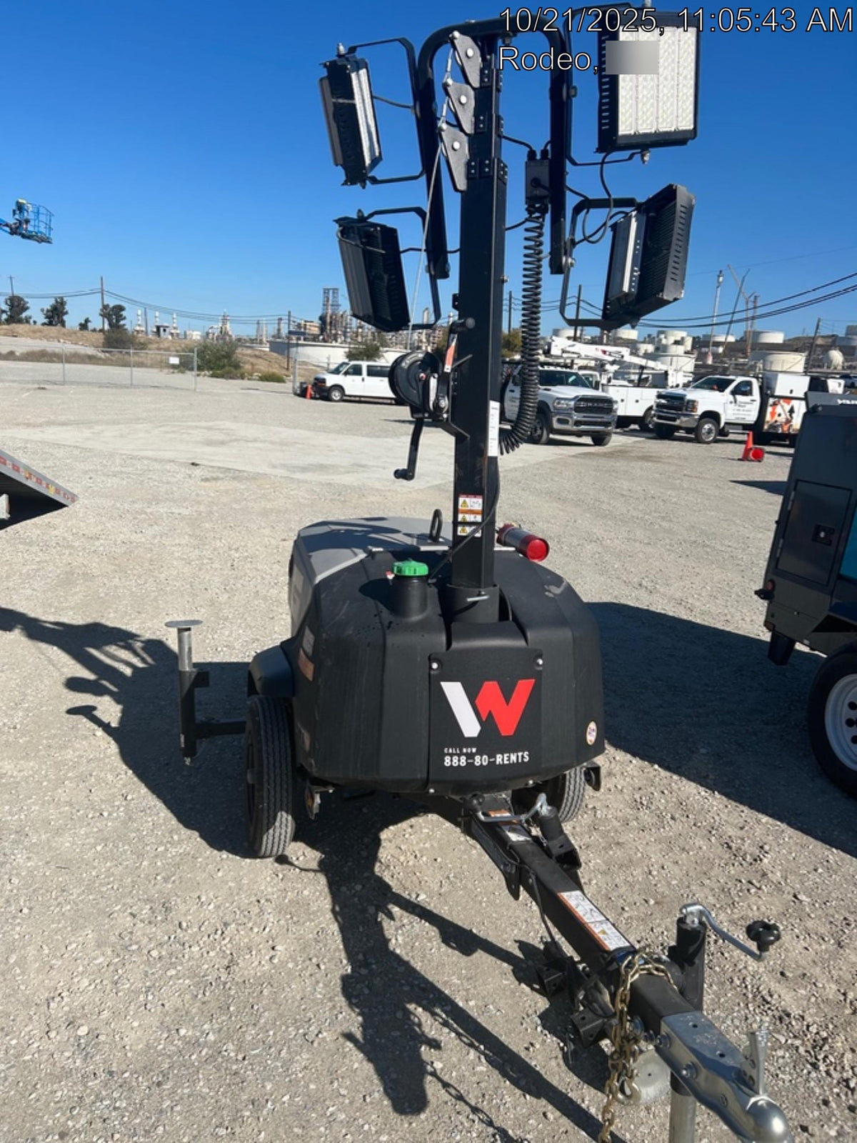 2024 Wacker Neuson LTT4 Diesel, Kohler KDW702, Deep Sea Controller, Auto Start, LED 320W, Bypass Outlet, T3