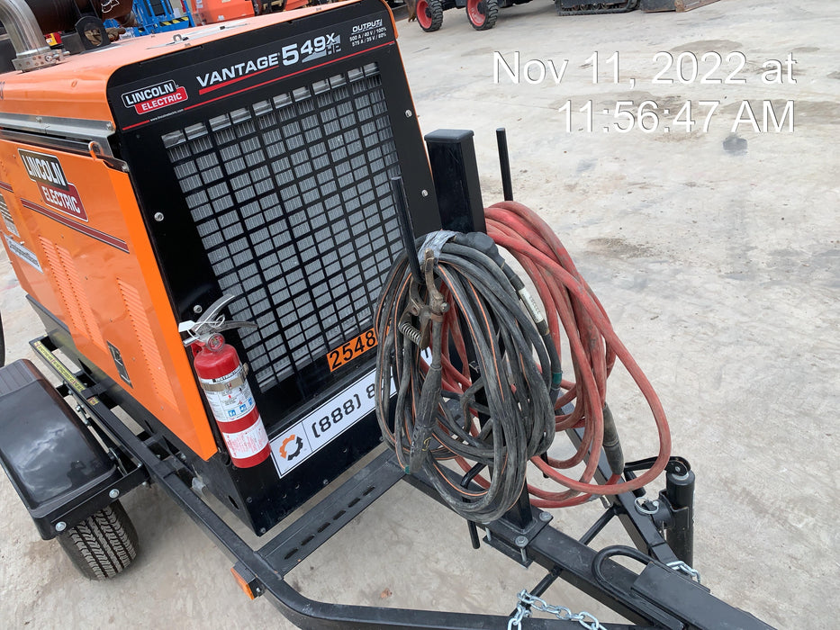 2022 Lincoln Electric Vantage 549X Crosslink Technology, Trailer Mounted, ES Decals, T3