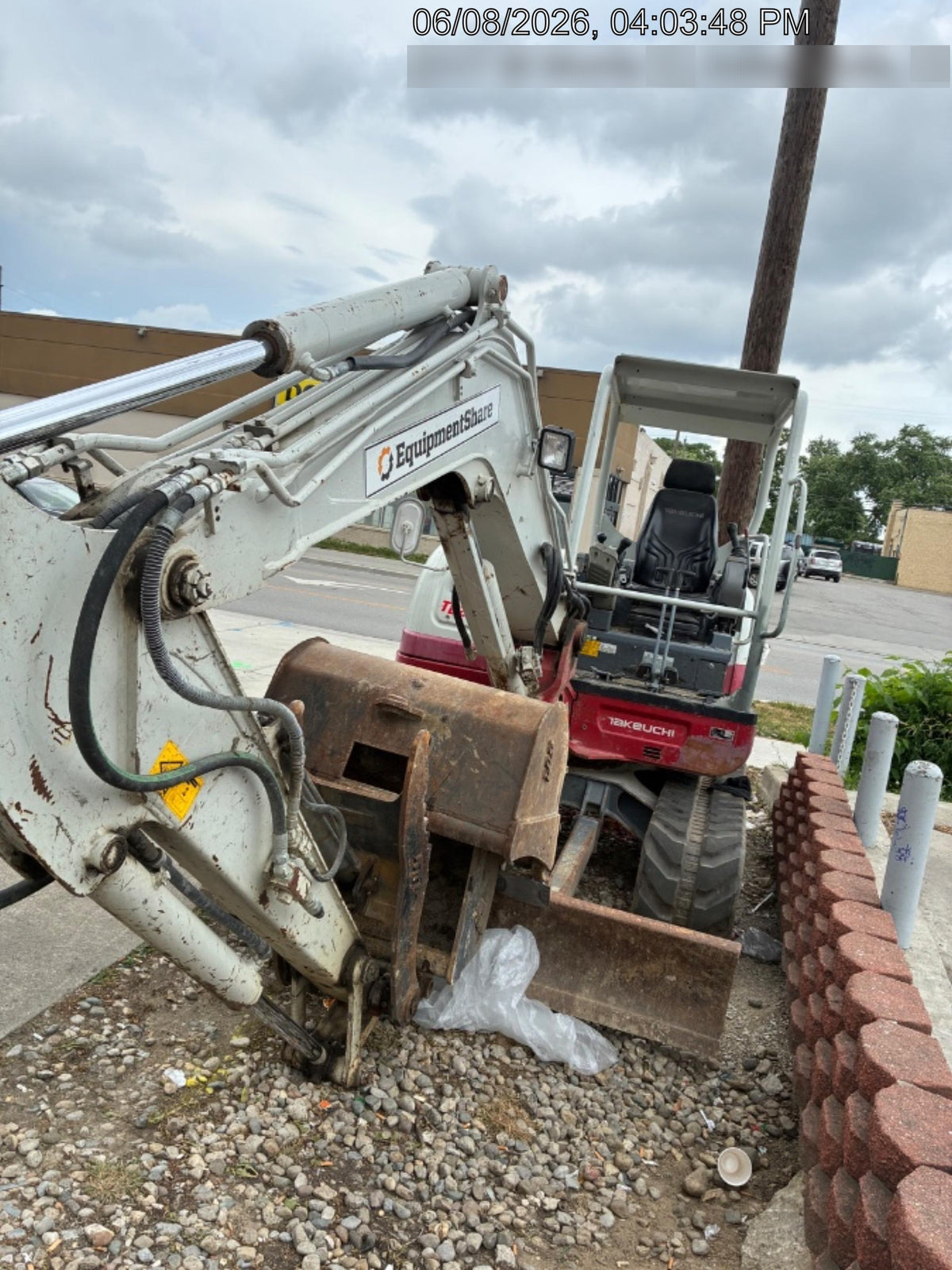 2019 Takeuchi TB260 Takeuchi TB260 Canopy w/Rubber Tracks, Auxiliary Hydraulics, Standard Blade, Manual QC