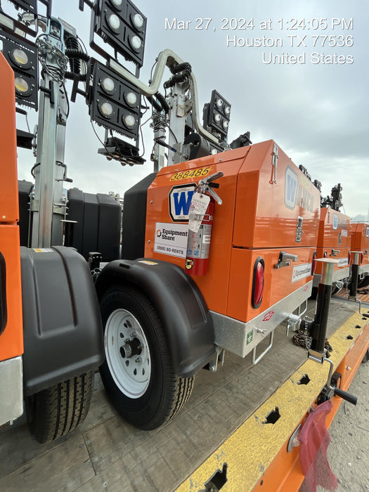 2024 Wanco WLTT-4MM4K Diesel, Deep Sea Controller, Shore Power Plug, Auto Start, (4) 350W LED Floodlights, 4kW Generator, 60 Gal Fuel Tank, 2" Ball, T3