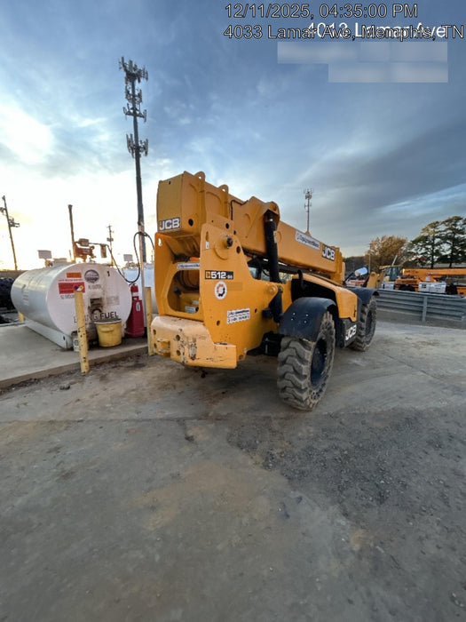 2019 JCB 512-56 Canopy, 109 HP, Solid Tires, STD Worklight, Beacon, Aux Hydraulics, Lifting Eye, Back up Alarm w/66" Carriage/60" Forks