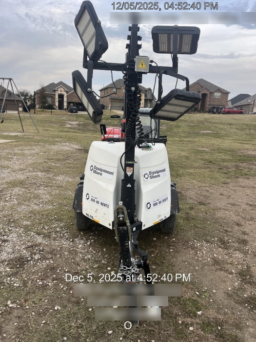 2023 Generac MLT2 Diesel, Flex Switch 120V Input, Powerzone Controller, (4) 320W LED Lights, 4kW Generator, 39.9 Gal Fuel Tank, 2" Ball, T3