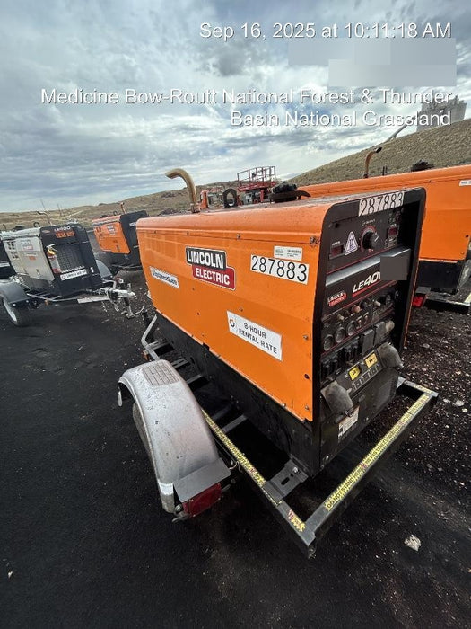 2023 Lincoln Electric LE400 Kubota V1505, Trlr, Cable Rack, Light Kit, ES Decals, T3