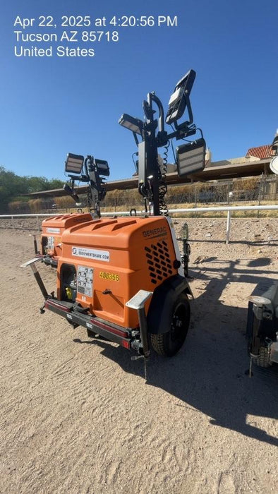 2024 Generac MLT2 Diesel, Flex Switch 120V Input, Powerzone Controller, 
(4) 320W LED Lights, 4kW Generator, 39.9 Gal Fuel Tank, 2" Ball, T3