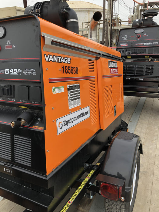 2021 Lincoln Electric Vantage 549X Ready Pak 3, ORANGE (includes trailer, cable rack, fender light kit)