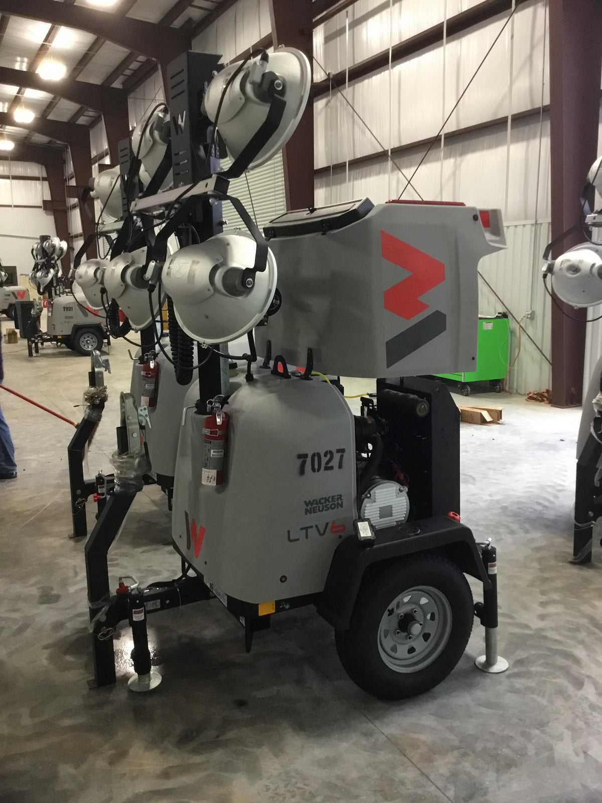 Wacker Neuson LTV6K-MH Wacker Neuson LTV6K Light Tower w/Kubota Engine