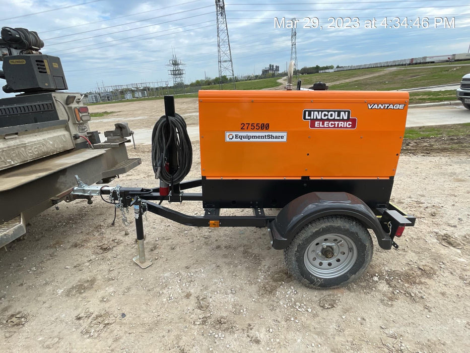 2022 Lincoln Electric LE400 Kubota V1505, Trlr, Cable Rack, Light Kit, ES Decals, T3