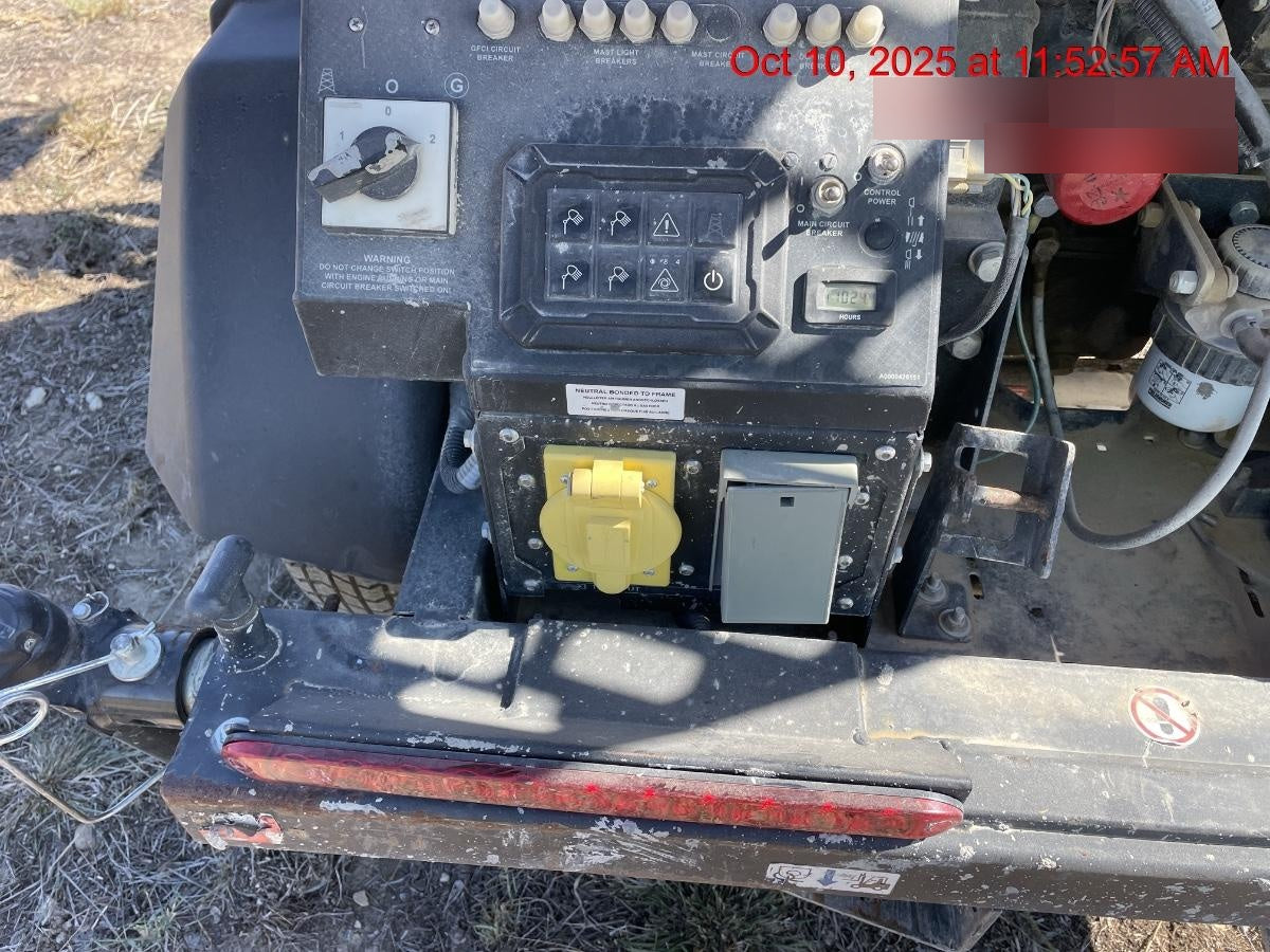 2023 Generac MLT2 Diesel, Flex Switch 120V Input, Powerzone Controller, (4) 320W LED Lights, 4kW Generator, 39.9 Gal Fuel Tank, 2" Ball, T3
