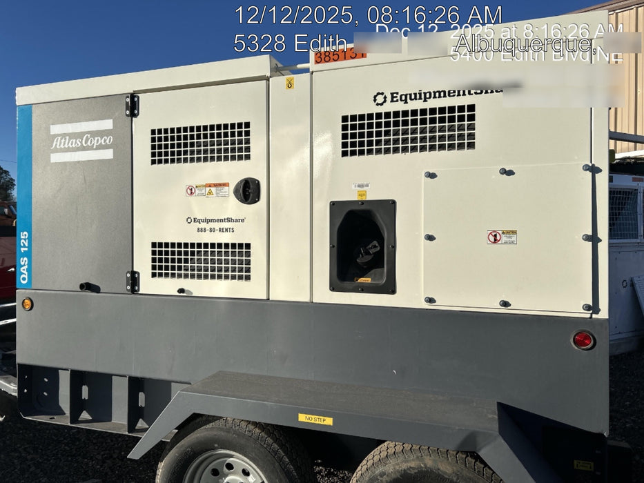 2023 ATLAS COPCO QAS 125