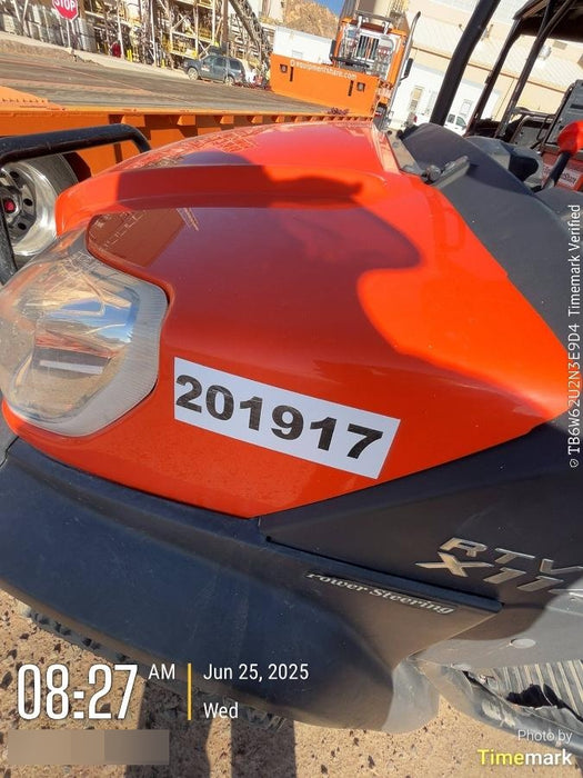 2022 Kubota RTV-X1140W-H Plastic Canopy, Windshield Acrylic Clear, LED Strobe Light, Wire Harness Kit, Back up Alarm