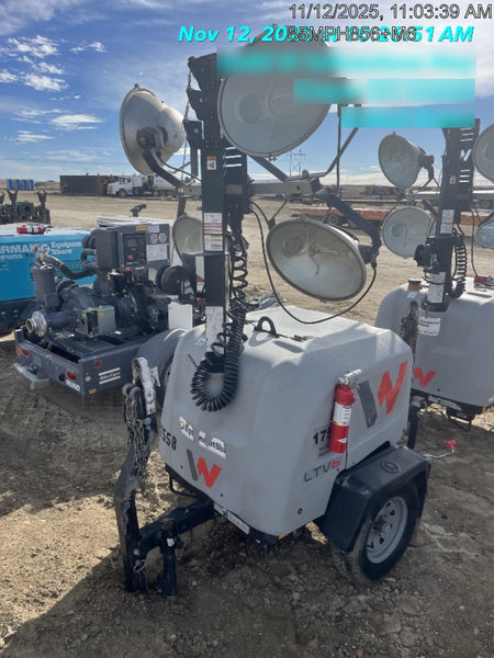 2018 Wacker Neuson LTV6L-MH Wacker Neuson LTV6L Mobile Light Tower w/Fuel Level Sensor Installed