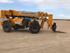 2019 JCB 512-56 Enclosed Cab, 109 HP, Solid Tires, Worklights, Beacon, Aux Hydraulics, Lifting Eye w/60" Carriage/60" Forks