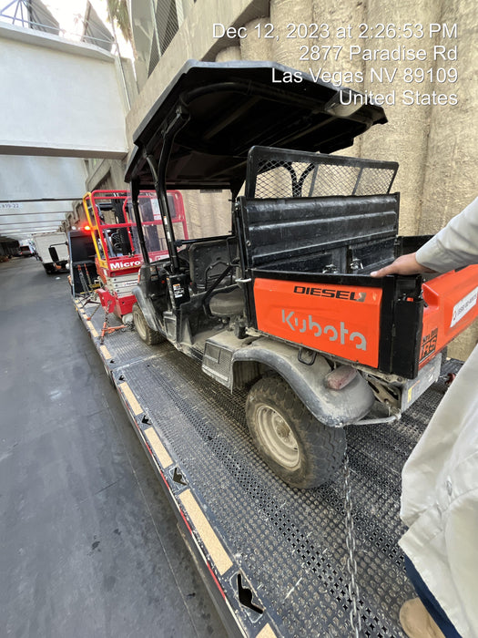 2022 Kubota RTV-X1140W-H Plastic Canopy, Windshield Acrylic Clear, LED Strobe Light, Wire Harness Kit, Back up Alarm