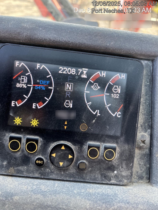 2020 Manitou MTA12055SER3 Cab/Heat/Air, Solid Tires, Amber Strobe, Lift Hook w/66" Carriage, 60" Forks