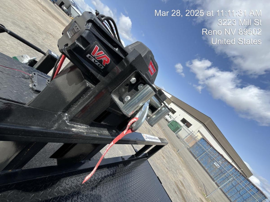 2025 TEXAS PRIDE TRAILERS 21' Lowboy Gravity Tilt Bed 14K Bumper Pull Trailer