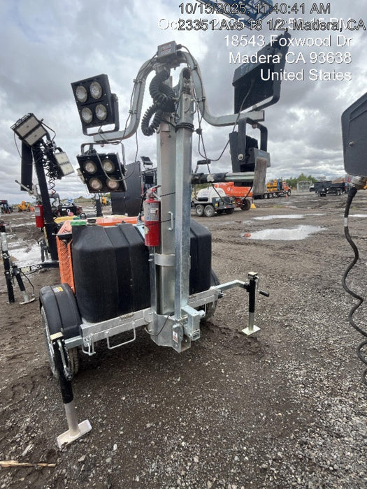 2024 Wanco WLTT-4MM4K Diesel, Deep Sea Controller, Shore Power Plug, Auto Start, (4) 350W LED Floodlights, 4kW Generator, 60 Gal Fuel Tank, 2" Ball, T3