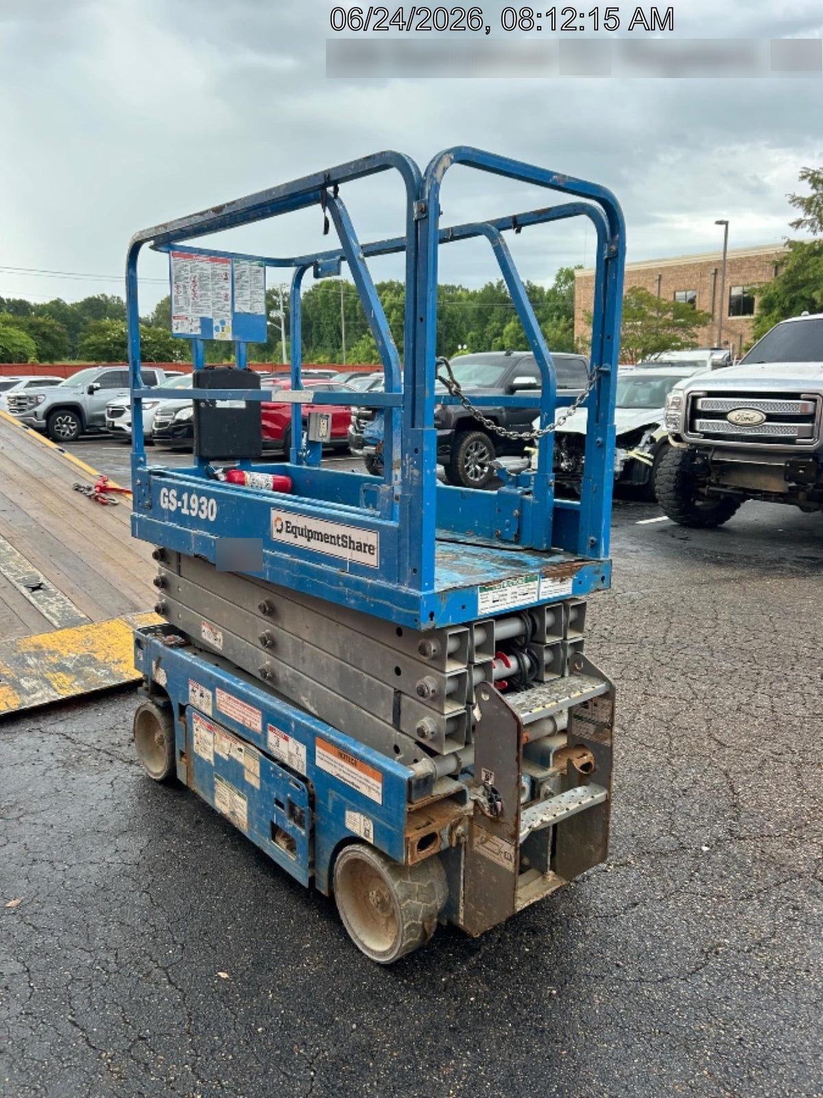 2019 Genie GS-1930 Fixed Rails with Chain Entry